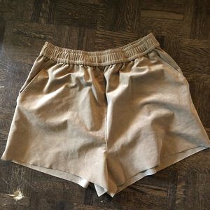 Wilfred free faux suede shorts size medium